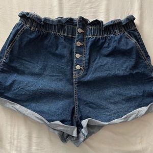 Dark Wash Denim Shorts